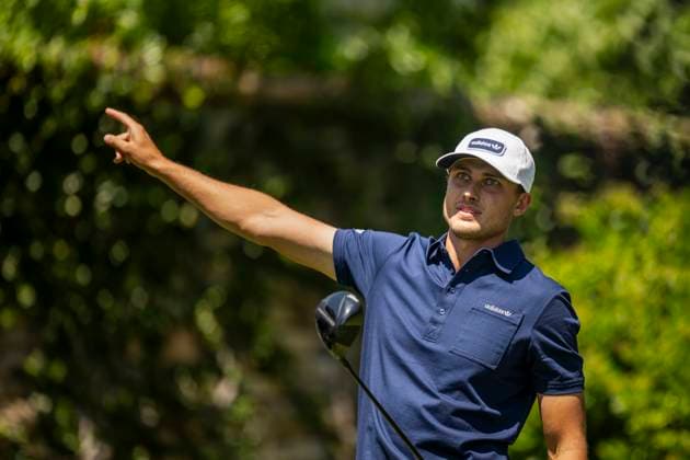250413 Ludvig Aberg of Sweden during the final round of the 2025 Masters Golf Tournament on April 13, 2025 in Augusta Photo Petter Arvidson BILDBYRAN kod PA PA1010 bbeng golf masters the masters augusta us masters sverige  Copyright: PETTERxARVIDSON BB250413PA036