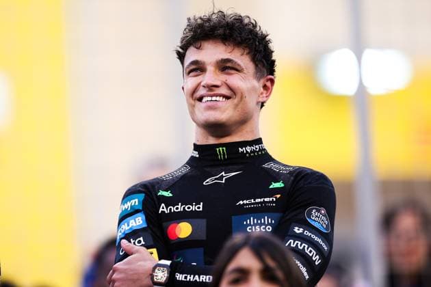 F1 - BAHRAIN GRAND PRIX 2025 NORRIS Lando (gbr), McLaren F1 Team MCL39, portrait during the Formula 1 Gulf Bahrain Grand Prix 2025, 4th round of the 2025 FIA Formula One World Championship, WM, Weltmeisterschaft from April 11 to 13, 2025 on the Bahrain International Circuit, in Sakhir, Bahrain - SakhirBahrain  Copyright: xEricxAlonsox