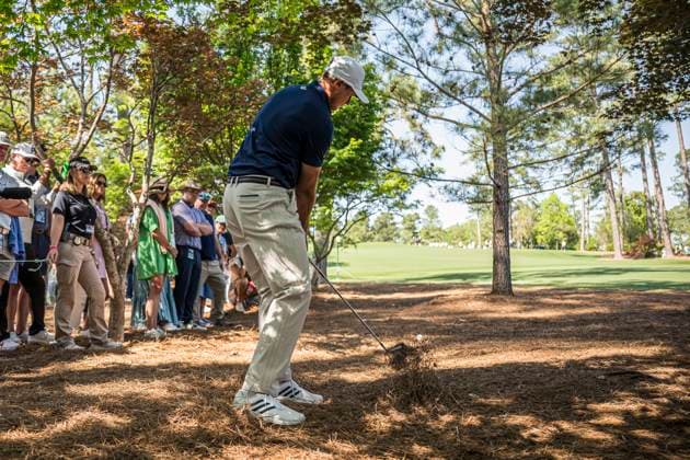 250413 Ludvig Aberg of Sweden during the final round of the 2025 Masters Golf Tournament on April 13, 2025 in Augusta Photo Petter Arvidson BILDBYRAN kod PA PA1010 bbeng golf masters the masters augusta us masters  Copyright: PETTERxARVIDSON BB250413PA065