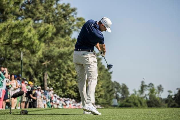 250413 Ludvig Aberg of Sweden during the final round of the 2025 Masters Golf Tournament on April 13, 2025 in Augusta Photo Petter Arvidson BILDBYRAN kod PA PA1010 bbeng golf masters the masters augusta us masters  Copyright: PETTERxARVIDSON BB250413PA068