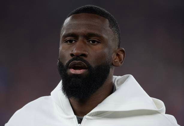 Arsenal FC v Real Madrid C.F. - UEFA Champions League 2024 25 Quarter Final First Leg LONDON, ENGLAND - APRIL 08: Antonio Rudiger of Real Madrid prior to the UEFA Champions League 2024 25 Quarter Final First Leg match between Arsenal FC and Real Madrid C.F. at Emirates Stadium on April 08, 2025 in London, England. London Arsenal Stadium England United Kingdom Copyright: xVisionhausx 776301284