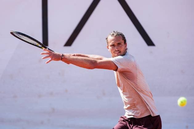 BMW Open Munich ATP 500 14 04 2025 Alexander Zverev Germany trains, Training BMW Open by Bitpanda Munich ATP 500 Day 3, Munich, MTTC Iphitos on 14 04 2025 Copyright: xBEAUTIFULxSPORTS Wunderlx