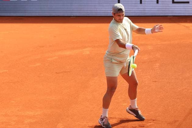 Marcos Giron USA , on the ball Tennis BMW Open by Bitpanda ATP 500 Munich 14 04 2025 PHOTO Mladen Lackovic LakoPress