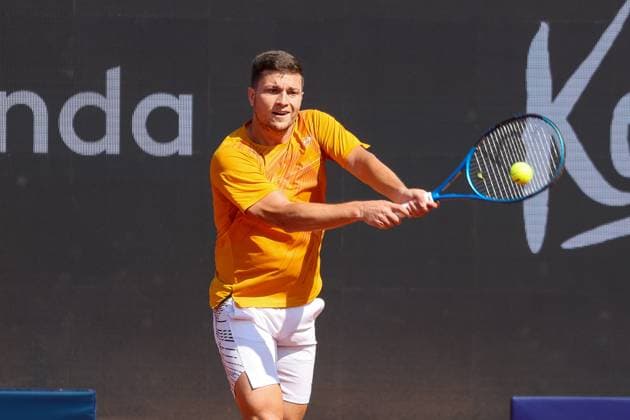 Miomir Kecmanovic Serbia , GER, BMW Open by Bitpanda, Miomir Kecmanovic Serbia vs Marcos Giron USA , Tennis, ATP 500, Men, 14 04 2025, GER, BMW Open by Bitpanda, Miomir Kecmanovic Serbia vs Marcos Giron USA , Tennis, ATP 500, Men, 14 04 2025 Munich Copyright: xEibner-Pressefoto JennixMaulx EP_JML
