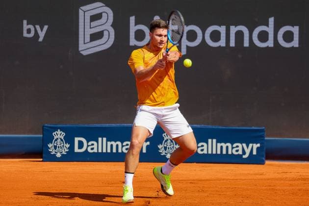 Miomir Kecmanovic Serbia , GER, BMW Open by Bitpanda, Miomir Kecmanovic Serbia vs Marcos Giron USA , Tennis, ATP 500, Men, 14 04 2025, GER, BMW Open by Bitpanda, Miomir Kecmanovic Serbia vs Marcos Giron USA , Tennis, ATP 500, Men, 14 04 2025 Munich Copyright: xEibner-Pressefoto JennixMaulx EP_JML