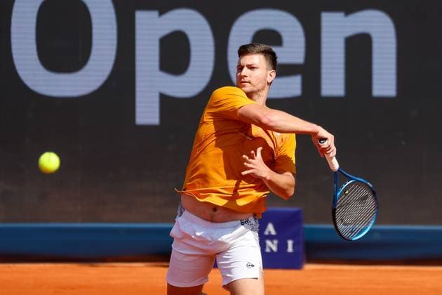 Miomir Kecmanovic Serbia , GER, BMW Open by Bitpanda, Miomir Kecmanovic Serbia vs Marcos Giron USA , Tennis, ATP 500, Men, 14 04 2025, GER, BMW Open by Bitpanda, Miomir Kecmanovic Serbia vs Marcos Giron USA , Tennis, ATP 500, Men, 14 04 2025 Munich Copyright: xEibner-Pressefoto JennixMaulx EP_JML
