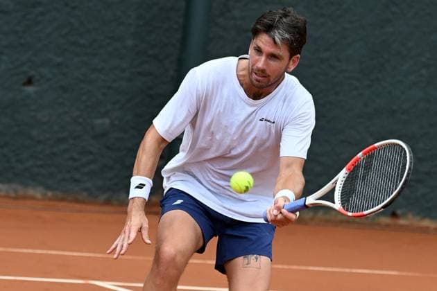 Cameron Norrie, APRIL14, 2025 - Tennis : Norrie during training on the Barcelona Open Banc Sabadell tennis tournament at the Real Club de Tenis de Barcelona in Barcelona, Spain. Copyright: xAndreaxRositox DSC_9739