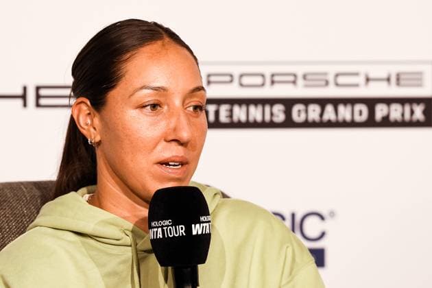 Jessica Pegula USA interview GER, Porsche Tennis Grand Prix GP Stuttgart 2025, WTA500, 14 04 2025 GER, Porsche Tennis Grand Prix GP Stuttgart 2025, WTA500, 14 04 2025 Stuttgart Copyright: xEibner-Pressefoto RogerxBuerkex EP