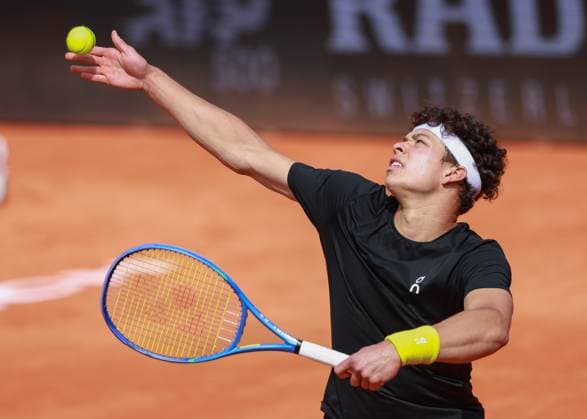 Ben Shelton USA Tennis BMW Open 2025 ATP 500 MTTC Iphitos Munich Germany April 14, 2025 Copyright: xJuergenxHasenkopfx