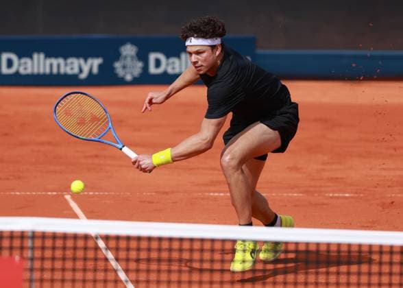 Ben Shelton USA Tennis BMW Open 2025 ATP 500 MTTC Iphitos Munich Germany April 14, 2025 Copyright: xJuergenxHasenkopfx
