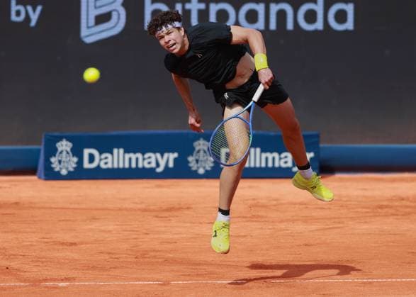 Ben Shelton USA Tennis BMW Open 2025 ATP 500 MTTC Iphitos Munich Germany April 14, 2025 Copyright: xJuergenxHasenkopfx