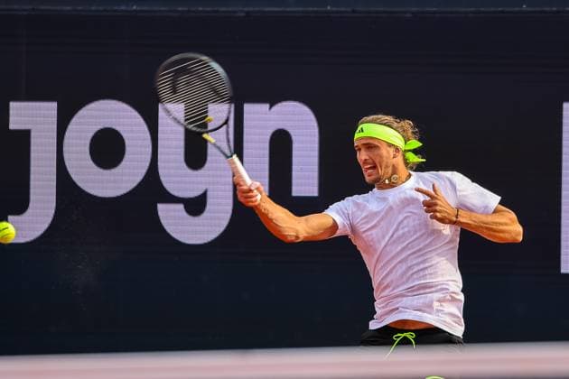 Alexander Zverev Germany , GER, BMW Open by Bitpanda, Alexander Zverev Germany vs Alexandre Muller FRA , Tennis, ATP 500, Men, 14 04 2025, GER, BMW Open by Bitpanda, Alexander Zverev Germany vs Alexandre Muller FRA , Tennis, ATP 500, Men, 14 04 2025 Munich Copyright: xEibner-Pressefoto JennixMaulx EP_JML