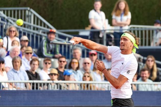 Alexander Zverev Germany , GER, BMW Open by Bitpanda, Alexander Zverev Germany vs Alexandre Muller FRA , Tennis, ATP 500, Men, 14 04 2025, GER, BMW Open by Bitpanda, Alexander Zverev Germany vs Alexandre Muller FRA , Tennis, ATP 500, Men, 14 04 2025 Munich Copyright: xEibner-Pressefoto JennixMaulx EP_JML