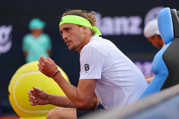 Alexander Zverev Germany , GER, BMW Open by Bitpanda, Alexander Zverev Germany vs Alexandre Muller FRA , Tennis, ATP 500, Men, 14 04 2025, GER, BMW Open by Bitpanda, Alexander Zverev Germany vs Alexandre Muller FRA , Tennis, ATP 500, Men, 14 04 2025 Munich Copyright: xEibner-Pressefoto JennixMaulx EP_JML