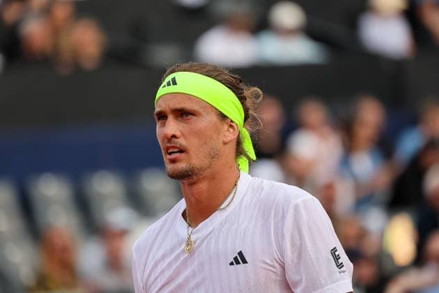 Alexander Zverev Germany , GER, BMW Open by Bitpanda, Alexander Zverev Germany vs Alexandre Muller FRA , Tennis, ATP 500, Men, 14 04 2025, GER, BMW Open by Bitpanda, Alexander Zverev Germany vs Alexandre Muller FRA , Tennis, ATP 500, Men, 14 04 2025 Munich Copyright: xEibner-Pressefoto JennixMaulx EP_JML