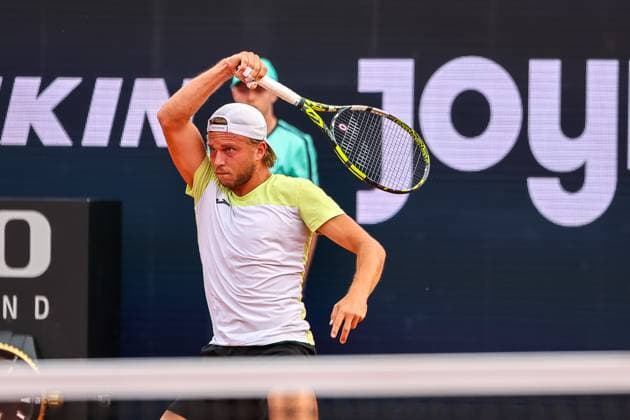 Alexandre Muller FRA , GER, BMW Open by Bitpanda, Alexander Zverev Germany vs Alexandre Muller FRA , Tennis, ATP 500, Men, 14 04 2025, GER, BMW Open by Bitpanda, Alexander Zverev Germany vs Alexandre Muller FRA , Tennis, ATP 500, Men, 14 04 2025 Munich Copyright: xEibner-Pressefoto JennixMaulx EP_JML