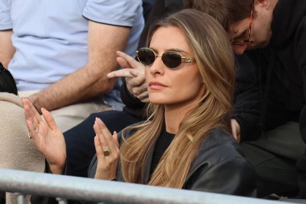 Sophia Thomalla, Freundin von Alexander Zverev (GER) klatscht Tennis BMW Open by Bitpanda ATP, Tennis Herren 500 München 14.04.2025 FOTO: Mladen Lackovic LakoPress