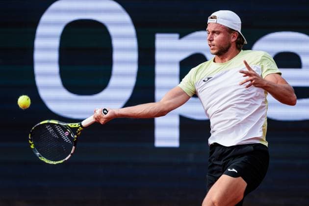 BMW Open Munich ATP 500 14 04 2025 Alexandre Muller France in match against Alexander Zverev Germany BMW Open by Bitpanda Munich ATP 500 Day 3, Munich, MTTC Iphitos on 14 04 2025 Copyright: xBEAUTIFULxSPORTS Wunderlx