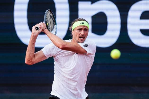 BMW Open Munich ATP 500 14 04 2025 Alexander Zverev Germany in match against Alexandre Muller France BMW Open by Bitpanda Munich ATP 500 Day 3, Munich, MTTC Iphitos on 14 04 2025 Copyright: xBEAUTIFULxSPORTS Wunderlx