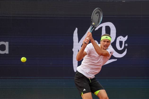 Alexander Zverev Germany , GER, BMW Open by Bitpanda, Alexander Zverev Germany vs Alexandre Muller FRA , Tennis, ATP 500, Men, 14 04 2025, GER, BMW Open by Bitpanda, Alexander Zverev Germany vs Alexandre Muller FRA , Tennis, ATP 500, Men, 14 04 2025 Munich Copyright: xEibner-Pressefoto JennixMaulx EP_JML