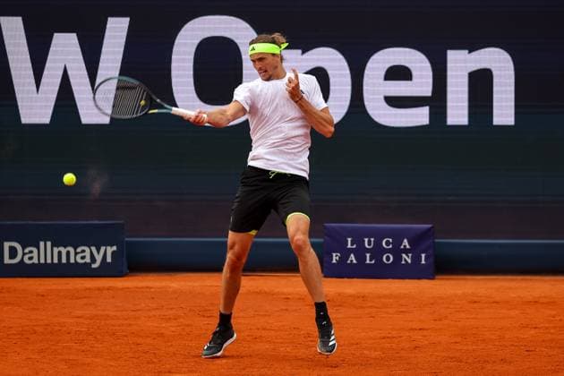 Alexander Zverev Germany , GER, BMW Open by Bitpanda, Alexander Zverev Germany vs Alexandre Muller FRA , Tennis, ATP 500, Men, 14 04 2025, GER, BMW Open by Bitpanda, Alexander Zverev Germany vs Alexandre Muller FRA , Tennis, ATP 500, Men, 14 04 2025 Munich Copyright: xEibner-Pressefoto JennixMaulx EP_JML