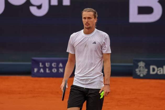 Alexander Zverev Germany , GER, BMW Open by Bitpanda, Alexander Zverev Germany vs Alexandre Muller FRA , Tennis, ATP 500, Men, 14 04 2025, GER, BMW Open by Bitpanda, Alexander Zverev Germany vs Alexandre Muller FRA , Tennis, ATP 500, Men, 14 04 2025 Munich Copyright: xEibner-Pressefoto JennixMaulx EP_JML