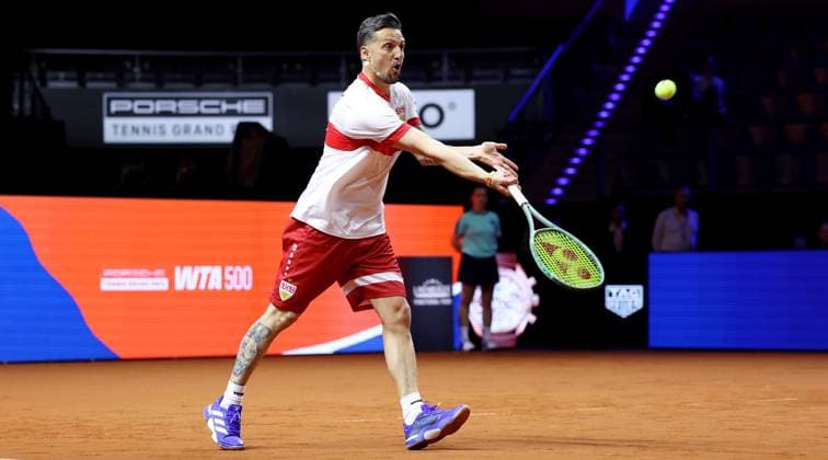 Stuttgart , Porsche Tennis Grand Prix , Doubles Mixed Showevent,, Zdravko Kuzmanovic