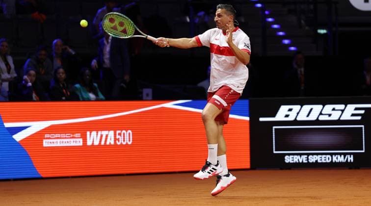 Stuttgart , Porsche Tennis Grand Prix , Doubles Mixed Showevent, Fernando Meira