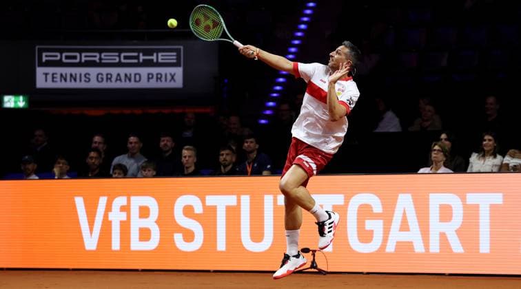 Stuttgart , Porsche Tennis Grand Prix , Doubles Mixed Showevent, Fernando Meira