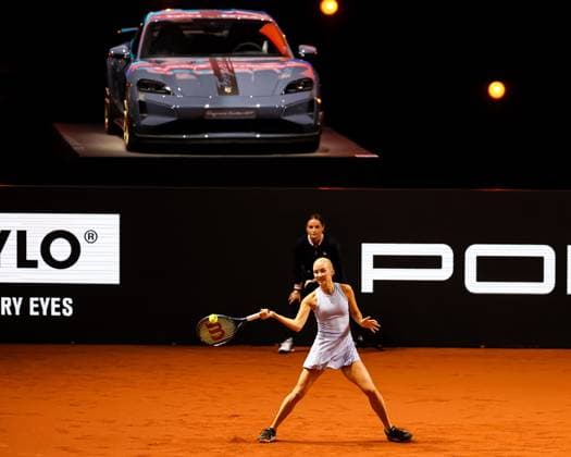 in the picture Anastasia Potapova Anastasia Potapova vs Clara Tauson DEN GER, Porsche Tennis Grand Prix GP Stuttgart 2025, WTA500, 14 04 2025 GER, Porsche Tennis Grand Prix GP Stuttgart 2025, WTA500, 14 04 2025 Stuttgart Copyright: xEibner-Pressefoto RogerxBuerkex EP