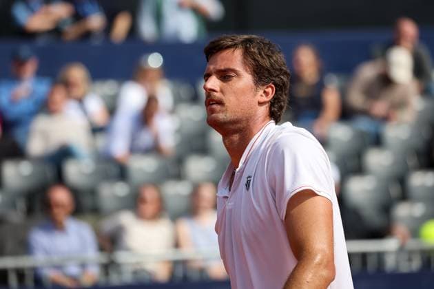 Borna Gojo Croatia , GER, BMW Open by Bitpanda, Borna Gojo Croatia vs Ben Shelton USA , Tennis, ATP 500, Men, 14 04 2025, GER, BMW Open by Bitpanda, Borna Gojo Croatia vs Ben Shelton USA , Tennis, ATP 500, Men, 14 04 2025 Munich Copyright: xEibner-Pressefoto JennixMaulx EP_JML