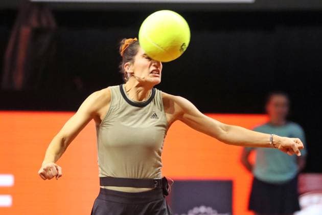 14 04 25 Porsche Tennis Grand Prix Germany, Stuttgart, 14 04 2025, Tennis, Porsche Tennis Grand Prix 2025 Stuttgart Andrea Petkovic