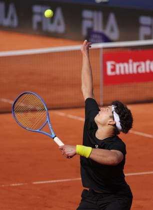 14 04 2025, BMW Open MTTC Iphitos ATP Tour 500, Munich, Tennis, Sport, in the picture Ben Shelton USA