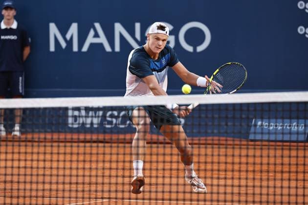 Holger Rune (DEN), APRIL14, 2025 - Tennis : Holger Rune during singles 1st round match against Albert Ramos-Vinolas on the Barcelona Open Banc Sabadell tennis tournament at the Real Club de Tenis de Barcelona in Barcelona, Spain. Noxthirdxpartyxsales  (287717264)