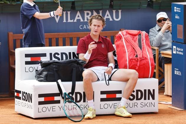 Sebastian Korda (USA), APRIL14, 2025 - Tennis : Sebastian Korda during singles 1st round match against Matteo Arnardi on the Barcelona Open Banc Sabadell tennis tournament at the Real Club de Tenis de Barcelona in Barcelona, Spain. Noxthirdxpartyxsales  (287717982)