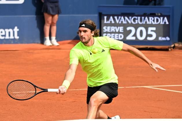 Stefanos Tsitsipas during of the Barcelona Open Banc Sabadell at Real Club De Tenis Barcelona, Spain  Copyright: xAndreaxRosito IPAxSportx xipa-agency.netx xx IPA_56524741 IPA_Agency_IPA56524741