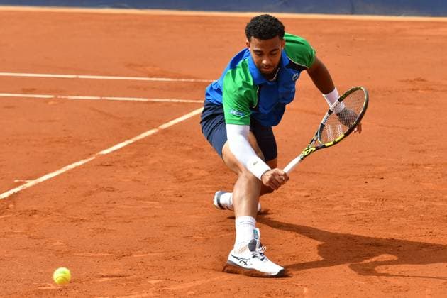 Arthur Fils during of the Barcelona Open Banc Sabadell at Real Club De Tenis Barcelona, Spain  Copyright: xAndreaxRosito IPAxSportx xipa-agency.netx xx IPA_56525134 IPA_Agency_IPA56525134