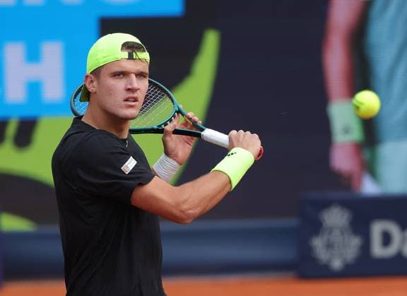 15 04 2025, BMW Open MTTC Iphitos ATP Tour 500, Munich, Tennis, Sport, in the picture Jakub Nensik CZE