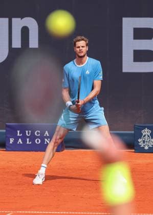 Yannick Hanfmann GER Tennis BMW Open 2025 ATP 500 MTTC Iphitos Munich Germany April 15, 2025 Copyright: xJuergenxHasenkopfx