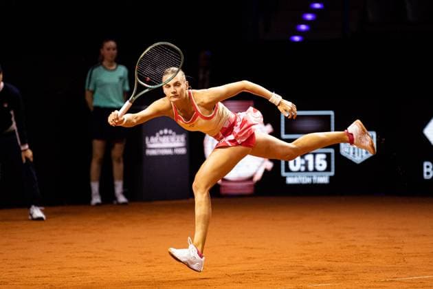 in the picture Dayana YASTREMSKA UKR Jelena OSTAPENKO LAT vs Dayana YASTREMSKA UKR GER, Porsche Tennis Grand Prix GP Stuttgart 2025, WTA500, 15 04 2025 GER, Porsche Tennis Grand Prix GP Stuttgart 2025, WTA500, 15 04 2025 Stuttgart Copyright: xEibner-Pressefoto RogerxBuerkex EP