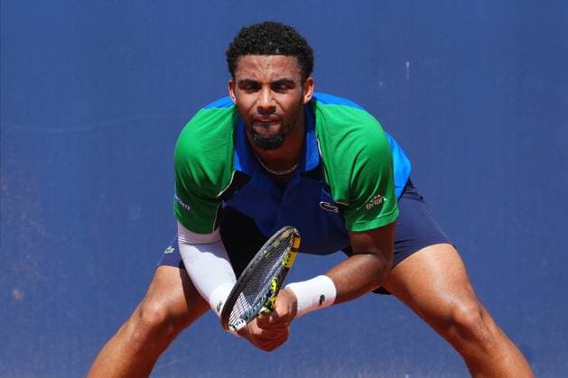 Tennis, Barcelona Open Banc Sabadell 2025, ATP, Tennis Herren 500. Round of 32 Barcelona, Spain, Barcelona Open Banc Sabadell 2025, ATP 500 match, Round of 32 between Pablo Carreno and Arthur Fils, Real Club de Tenis Barcelona, Barcelona, Spain, 15 abril 2025 Copyright: xBaguxBlancox xPressinphotox PS_240215_GODO_32_210