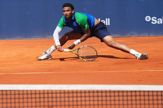 Tennis, Barcelona Open Banc Sabadell 2025, ATP, Tennis Herren 500. Round of 32 Barcelona, Spain, Barcelona Open Banc Sabadell 2025, ATP 500 match, Round of 32 between Pablo Carreno and Arthur Fils, Real Club de Tenis Barcelona, Barcelona, Spain, 15 abril 2025 Copyright: xBaguxBlancox xPressinphotox PS_240215_GODO_32_223