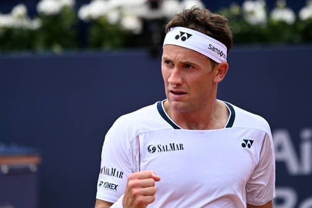 Casper Ruud during of the Barcelona Open Banc Sabadell at Real Club De Tenis Barcelona, Spain  Copyright: xAndreaxRosito IPAxSportx xipa-agency.netx xx IPA_56528043 IPA_Agency_IPA56528043