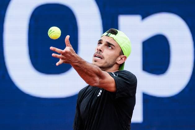 BMW Open Munich ATP 500 15 04 2025 Francisco Cerundolo Argentina in match against Jan Lennard Struff Germany BMW Open by Bitpanda Munich ATP 500 Day 4, Munich, MTTC Iphitos on 15 04 2025 Copyright: xBEAUTIFULxSPORTS Wunderlx