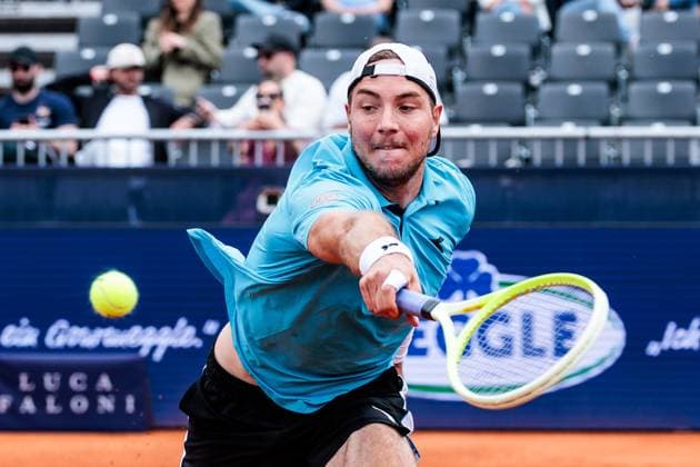 BMW Open Munich ATP 500 15 04 2025 Jan Lennard Struff Germany in match against Francisco Cerundolo Argentina BMW Open by Bitpanda Munich ATP 500 Day 4, Munich, MTTC Iphitos on 15 04 2025 Copyright: xBEAUTIFULxSPORTS Wunderlx