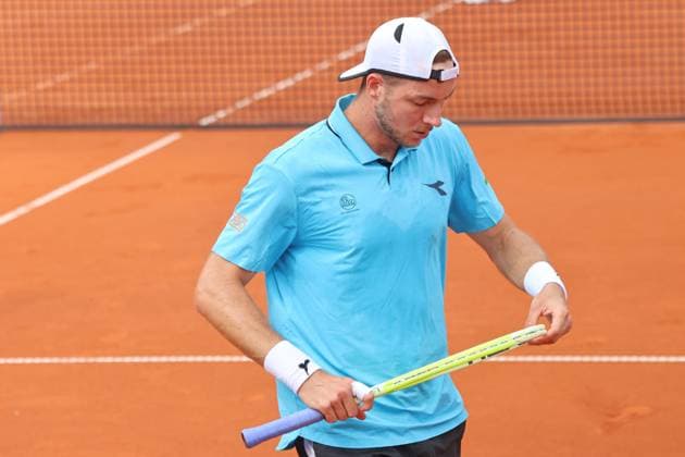 Jan Lennard Struff GER is dissatisfied, Desperate, Despair, Tennis BMW Open by Bitpanda ATP 500 Munich 15 04 2025 PHOTO Mladen Lackovic LakoPress