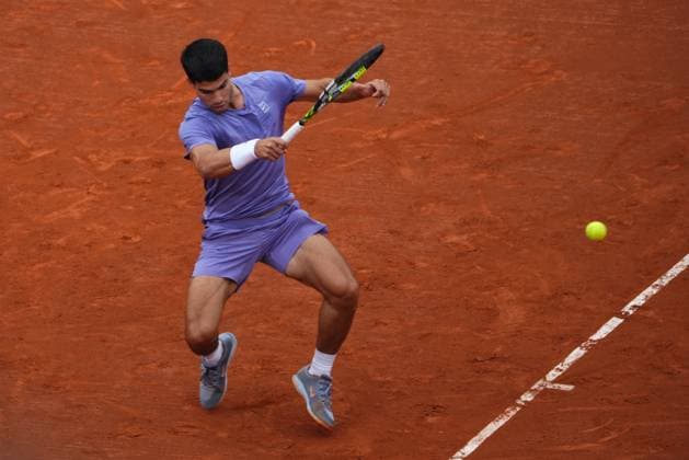 Barcelona, Spain, Barcelona Open Banc Sabadell 2025, ATP, Tennis Herren 500 match, Round of 32 between Carlos Alcaraz and Ethan Quinn, Real Club de Tenis Barcelona, Barcelona, Spain, 15 abril 2025 Copyright: xBaguxBlancox xPressinphotox