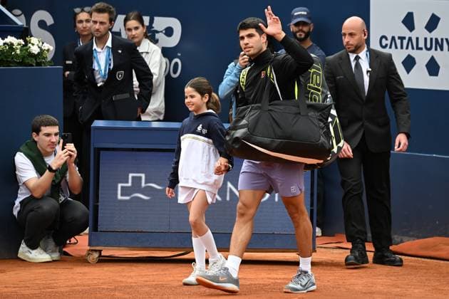 Carlos Alcaraz during of the Barcelona Open Banc Sabadell at Real Club De Tenis Barcelona, Spain  Copyright: xAndreaxRosito IPAxSportx xipa-agency.netx xx IPA_56533249 IPA_Agency_IPA56533249