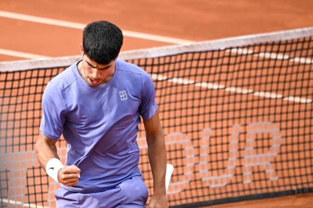 Carlos Alcaraz during of the Barcelona Open Banc Sabadell at Real Club De Tenis Barcelona, Spain  Copyright: xAndreaxRosito IPAxSportx xipa-agency.netx xx IPA_56535221 IPA_Agency_IPA56535221
