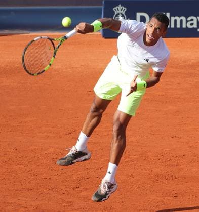 15 04 2025, BMW Open MTTC Iphitos ATP Tour 500, Munich, Tennis, Sport, in the picture Felix Auger Aliassime CAN